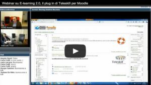 E-learning 2.0. Un webinar per conoscere il plug in di Teleskill per Moodle