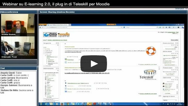 E-learning 2.0. Un webinar per conoscere il plug in di Teleskill per Moodle