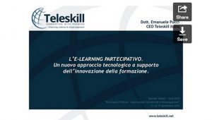 E-learning partecipativo. SIREF Summer School 2014