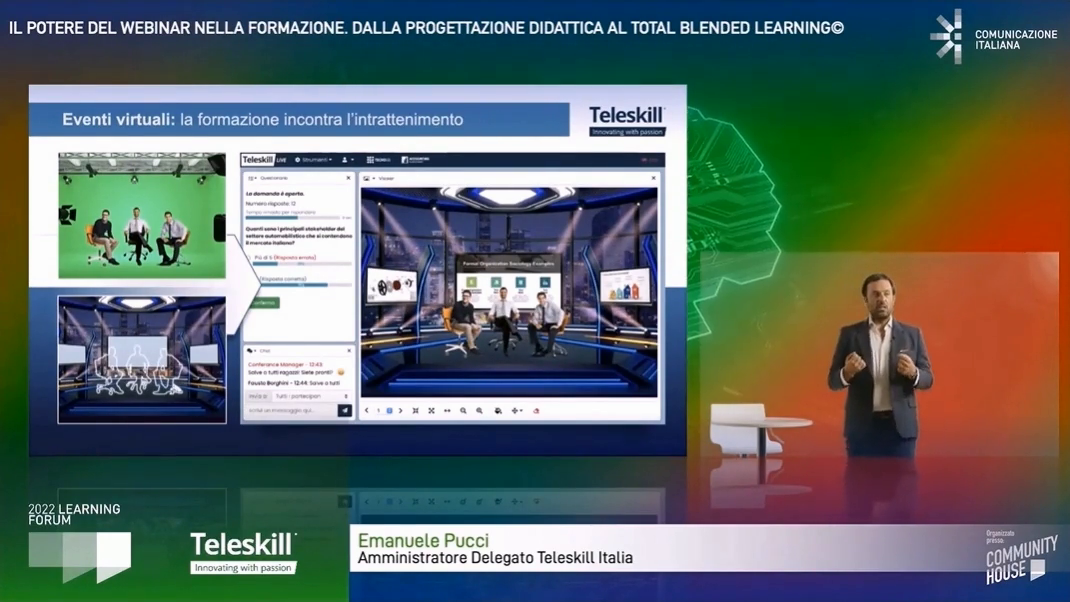 Eventi virtuali. Quando l’apprendimento incontra l’intrattenimento