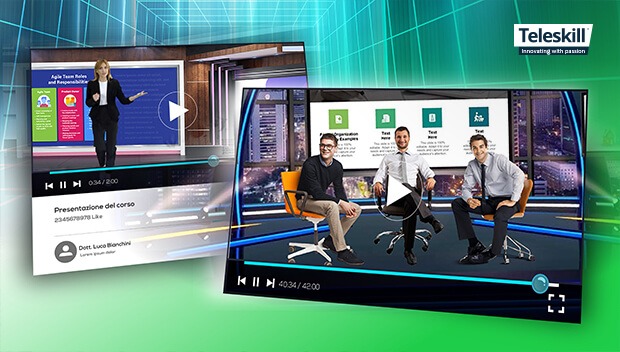 Contenuti multimediali e Teleskill Virtual Studios