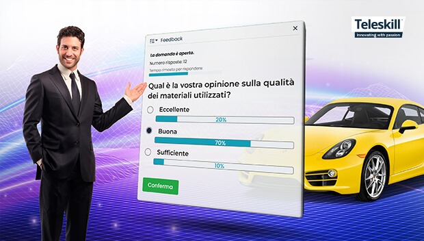 scenari virtuali webinar con 2 relatori