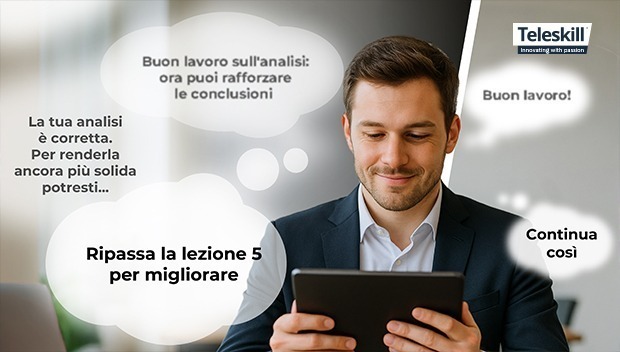 progressi feedback progetto e-learning
