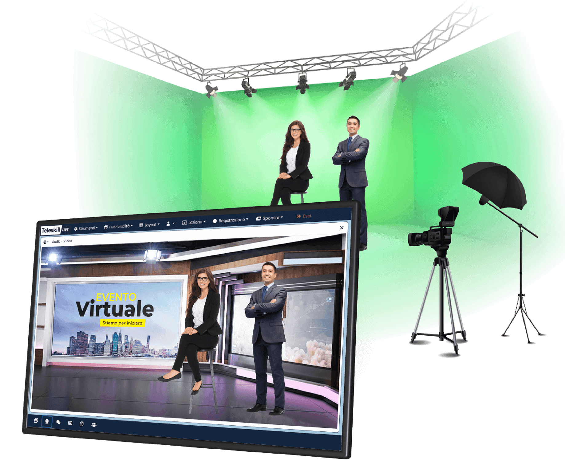 Anteprima Teleskill Virtual Studios